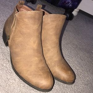 Brown booties